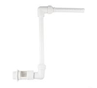 Fontaine de piscine cascade avec 2 têtes de fontaine, arroseur d'eau, accessoire amusant pour jardin extérieur (blanc)