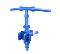 Fontaine de piscine en plastique gris à double buse créant de superbes éléments visuels tout en régulant efficacement la température de l'eau pour les zones de baignade dans le jardin (bleu)