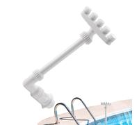 Fontaine de piscine, Fontaine de piscine, Fontaine en cascade avec irrigateur de piscine réglable, Fontaine d'eau thermale avec pulvérisateur en cascade de piscine, pour étangs de jardin en plein air