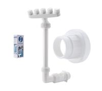 Fontaine de piscine - Pulvérisateur cascade à 5 têtes d'installation facile - Accessoires de piscine Refroidisseur de pulvérisation - Pour arrière-cour, jardin, extérieur, parcs, fêtes, bain à remous