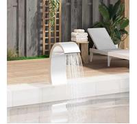 vidaXL Fontaine de piscine – Arc d'eau clair – Acier inoxydable 304