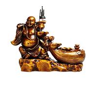 Fontaine de Table 16.5 Pouces Buddha Tabletop Cascade Fontaine Fengshui Méditation Décoration intérieure Creative Bouddha Decoration de la Fontaine d'eau coulée Décoration De Table Fountain