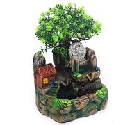 Fontaine de Table, Cascade de rocaille de Fontaine de Jardin, Chutes deau en Cascade de Montagne de Bureau pour la Relaxation de Chambre à Coucher de Bureau