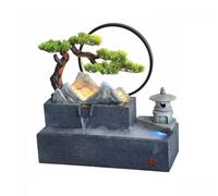 Fontaine de Table Créative Fontaine de Table avec Mini Rocher Aquarium Feng Shui Cascade Décor Cascade Intérieur