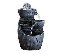 Fontaine de Table Fontaine en céramique Céramique Céramique Décoration d'intérieur Décoration Zen Méditation Cascade décorative - pour Office Home Decor Décoration De Table Fountain