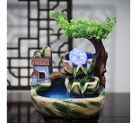 Fontaine de Table Gorgivous Rocaille Cascade Mini Artisanat Cadeau Humidificateur Atomisant Bureau Chambre Bureau Décoration