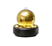 Fontaine de Table pour Bureau, Petite décoration de Richesse, Fontaine Moderne Minimaliste, Ornements d'eau en Circulation, Fontaine d'intérieur (Noir)