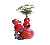 Fontaine de Table Tabletop Fontaines d'eau apaisante - Fontaine de Cascade Portable Fountain Feng Shui Décoration pour la Maison ou Le Bureau (8,6 Pouces) Décoration De Table Fountain
