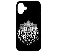 Fontaine de Trevi Vintage Rome Italie Blanc Coque pour iPhone 16 Plus