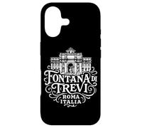 Fontaine de Trevi Vintage Rome Italie Blanc Coque pour iPhone 17