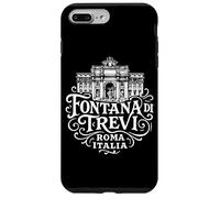 Fontaine de Trevi Vintage Rome Italie Blanc Coque pour iPhone 7 Plus/8 Plus