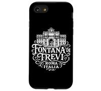 Fontaine de Trevi Vintage Rome Italie Blanc Coque pour iPhone SE (2020) / 7/8