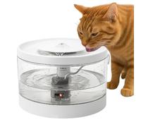 Fontaine d'eau - Consommation d'alcool électrique silencieuse pour animaux domestiques, structure de filtration à plusieurs couches | Bol d'hydratation à flux continu pour petits animaux
