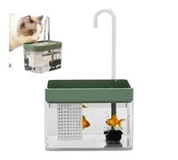 Fontaine d'eau pour animaux de compagnie - Conception transparente de pompe automatique, silencieuse, capacité de 1500 ml, sortie d'eau, boîte à cartouche filtrante, pompe à eau, eau pour chiens