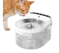 Fontaine d'eau pour animaux de compagnie, distributeur rechargeable avec capteur de mouvement, abreuvoir pour chat, chien, chiot et chien, hydratation et alimentation, intérieur, maison, sel