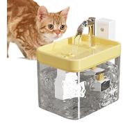 Fontaine d'eau pour animaux de compagnie, fontaines pour chats à boire, Fontaine à eau automatique de 1,5 L pour chats, Distributeur d'eau automatique pour chats et chiens, fontaine à boire à pompe si