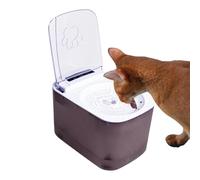 Fontaine d'eau pour Chats d'intérieur 3L Bol Distributeur d'eau Automatique | Distributeur d'eau de chat avec couvercle à ouverture automatique par capteur Maison, Cuisine, Salon, Appartement, Air