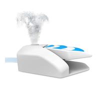 Fontaine d'eau pour chien d'extérieur, jouet fontaine hydratante avec activation facile - distributeur d'eau antidérapant été jardin maison sans électricité pour animaux domestiques