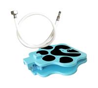 Fontaine d'eau pour chien Step On - 22,5 x 22 x 6,7 cm PP activé par patte | Jouet arroseur interactif | Abreuvoir pour animaux de compagnie en plein air en libre-service : jardin, voyage au parc