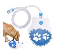 Fontaine d'eau pour chien Step on - jouet d'arrosage pour animaux de compagnie en plein air, distributeur d'hydratation | Outil à boire auto-activé, tuyau souple, splash drôle de cour l