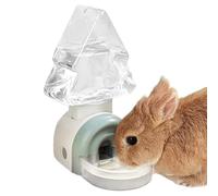 Fontaine d'eau pour petits animaux domestiques, abreuvoir pour chiots | Distributeur suspendu en forme de pin 520 ml Station automatique pour écureuils, lapins, intérieur et extérieur