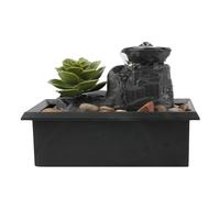 Fontaine Décorative En Cascade, Décoration De Table, Fontaine De Méditation, Mini Cascade D'eau Qui Coule, Décor De Maison