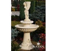 Fontaine décorative Fontaine 172cm Sculpture Fontaine Déco Jardin Fontaine Étang Nouveau
