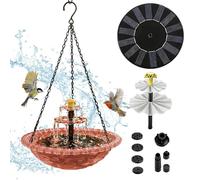 Fontaine décorative pour oiseaux avec arroseur à pompe