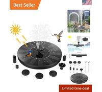 Fontaine Décorative Solaire pour Jardins - Design Élégant et Écologique