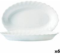 Fontaine deCuisine Luminarc Trianon Blanc Verre (Ø 35 cm) (6 pcs.)