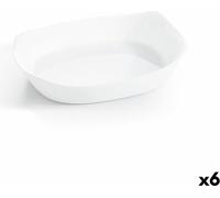Fontaine dekitchen luminarc smart cuisine rectangulaire verre white 30 x 22 cm (6 pièces)