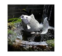 Fontaine d'étang pour petits étangs - Cracheurs d'eau automatiques et pompe de circulation pour décoration de jardin pour étangs koï et jardins aquatiques, ornements d'aquarium avec tuyau
