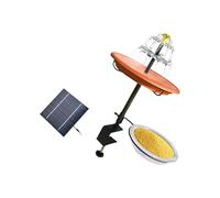 Fontaine d'extérieur à énergie solaire pour oiseaux avec pompes amovibles pour attirer les oiseaux sauvages dans votre cour à énergie solaire