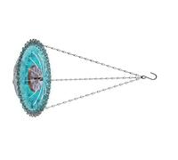 Fontaine d'extérieur à suspendre pour oiseaux - Énergie solaire - Attire les oiseaux et les écureuils - Grande capacité - Mangeoire de jardin