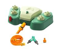 Fontaine d'extérieur pour chien - Fontaine à eau Step-On - Distributeur de pattes pour animaux de compagnie - 2090 g - Jouet d'eau interactif - Système d'hydratation rafraîchissant pour l' dans la