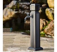 Fontaine d'extérieur verticale antigel avec pistolet pulvérisateur en laiton résistant aux intempéries pour lavage et arrosage de voiture
