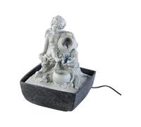 Infactory Fontaine d'intérieur Ange verseau lumineuse électrique 17x23 cm