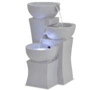 Fontaine d'Intérieur avec Lampe LED Polyrésine Salon Maison Intérieur vidaXL