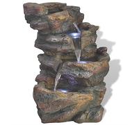 Fontaine d'intérieur avec lumière LED Polyrésine,Fontaines & Cascades,5.4KG-242353