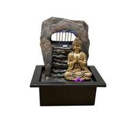 Fontaine d'intérieur bouddha zen harukata - marron
