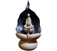 Fontaine d'intérieur Bureau Petite fontaine zen Eau courante Ornements Bouddha Lotus Fleur d'eau Circulante Décoration de la maison Fontaine de table