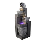 Fontaine d'intérieur décorative pour la méditation et la Relaxation - Décoration Zen, idéale pour Le Yoga, l'étude, Le thé, Le Salon, Le Bureau et Les Salons de beauté