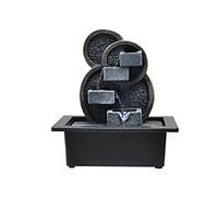 Fontaine d'intérieur électrique de Table avec lumières LED - Design décoratif à Plusieurs UX avec Cascade et Rocher - Fontaine de méditation sonore silencieuse et apaisante (Couleur : 2) (2)