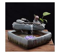Fontaine d'Intérieur Fontaine d'intérieur de Style chinois, fontaine de table Zen, cascade en céramique, fontaine d'eau de table for le bureau, décoration intérieure de la maison Fontaine de Table
