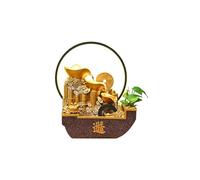 Fontaine d'intérieur Fontaine d'intérieur de Table, Ornements d'eau Courante Style Chinois avec Roue Feng Shui