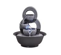 Fontaine d'intérieur pour Salon - Décoration élégante avec Eau Courante, Boule Feng Shui et éléments de méditation