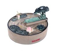 Fontaine d'intérieur Zen décorative : idéale pour la méditation, la Relaxation, Le Yoga, Les études, Le thé, Le Salon, Le Bureau et Les Salons de beauté.