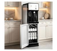 Fontaine Eau Bureau, Distributeur réseau 4 filtres, Chaud Froid | Trois modes de température, indicateur pratique, installation adaptée aux petites entreprises, écoles et familles