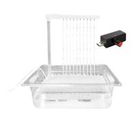 Fontaine électrique pour cage à oiseaux, nettoyage des fournitures pour animaux domestiques, calopsitte, bain d'oiseaux automatique avec gouverneur, baignoire automatique pour animaux de compagnie