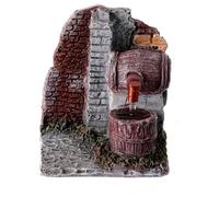 Fontaine électrique tonneau crèche pour santons 8 cm 15x10x15 cm